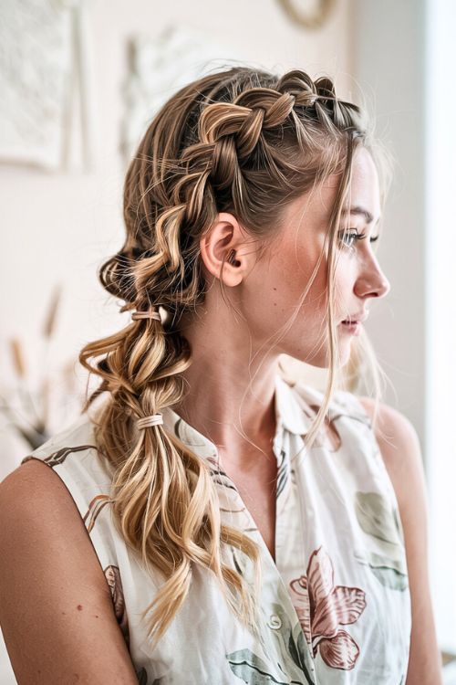 Dutch Crown Braid