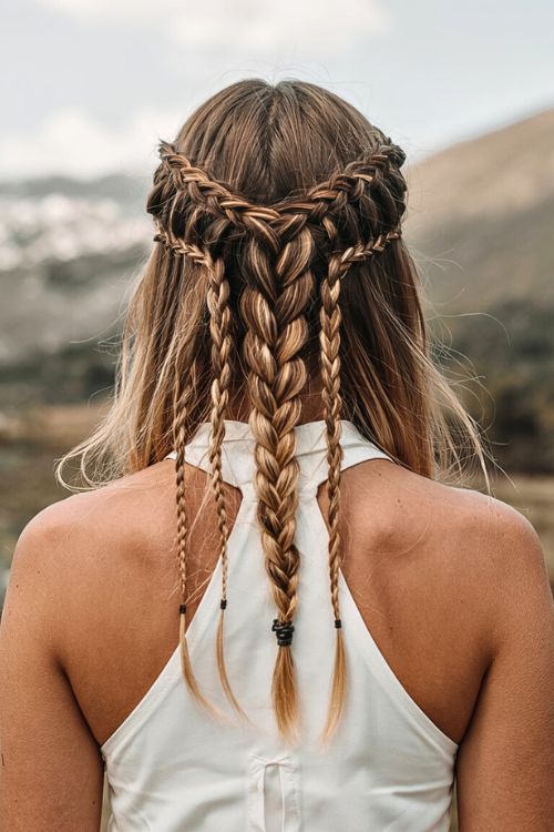 Viking Warrior Braids